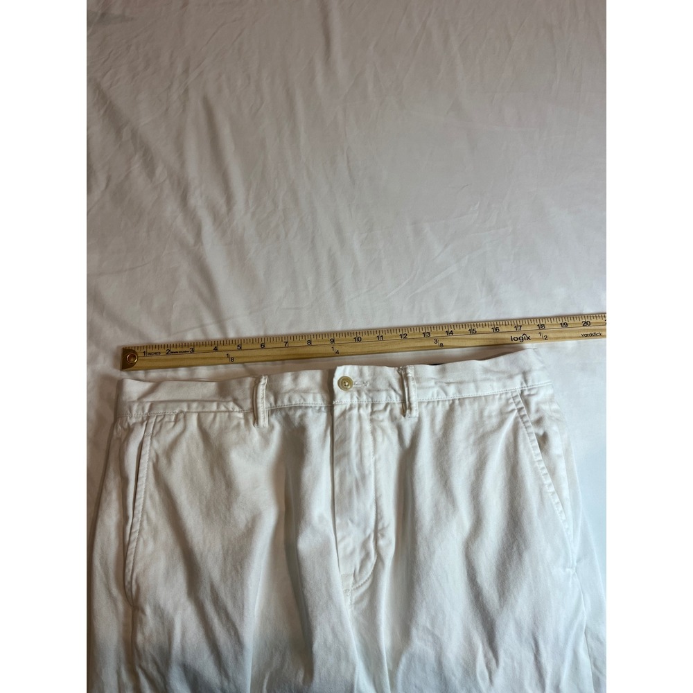 Polo Ralph Lauren Mens Chino Pants White 34/32 Classic Fit Cotton Preppy Wedding - Picture 5 of 12